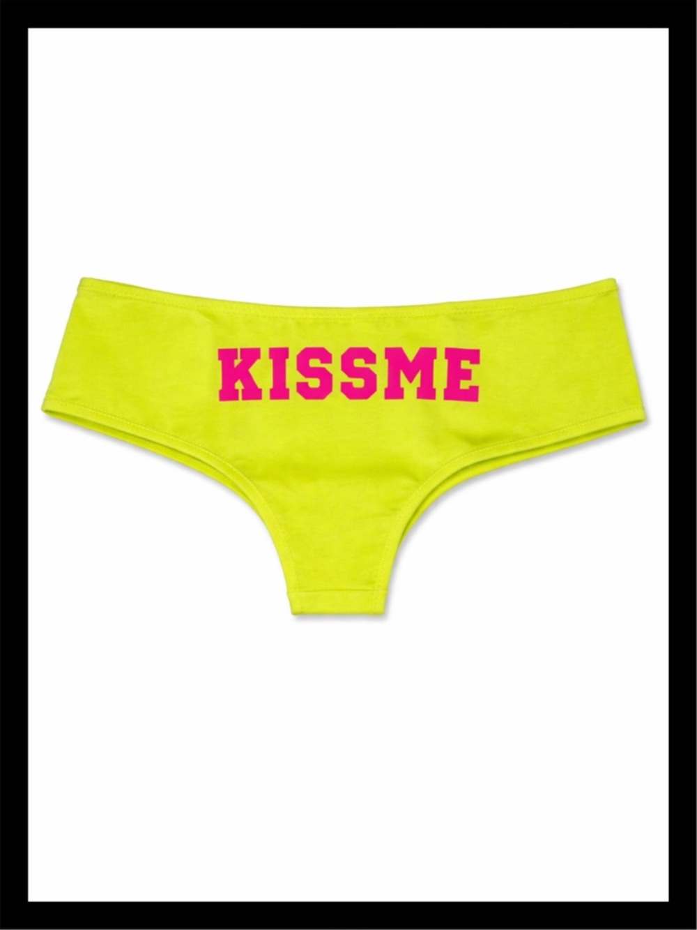💕ⓅⒾⓃⓀ ⓋⓈ VINTAGE/RARE/HTF “KiSS ME”Low Rise Cheeky Bikini Panties ✨NWT✨💕